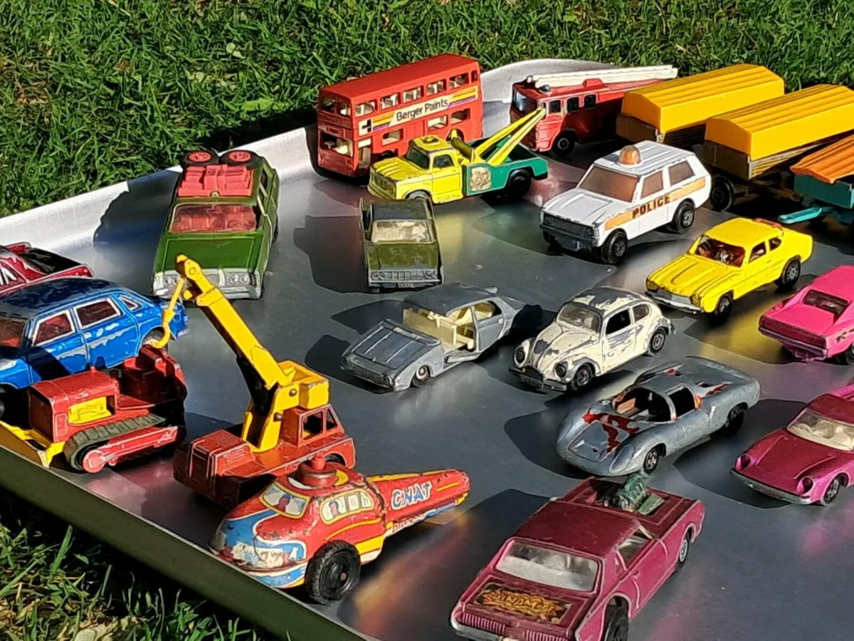 Vintage 1970s Matchbox Lesney England cars, trucks - Image 4