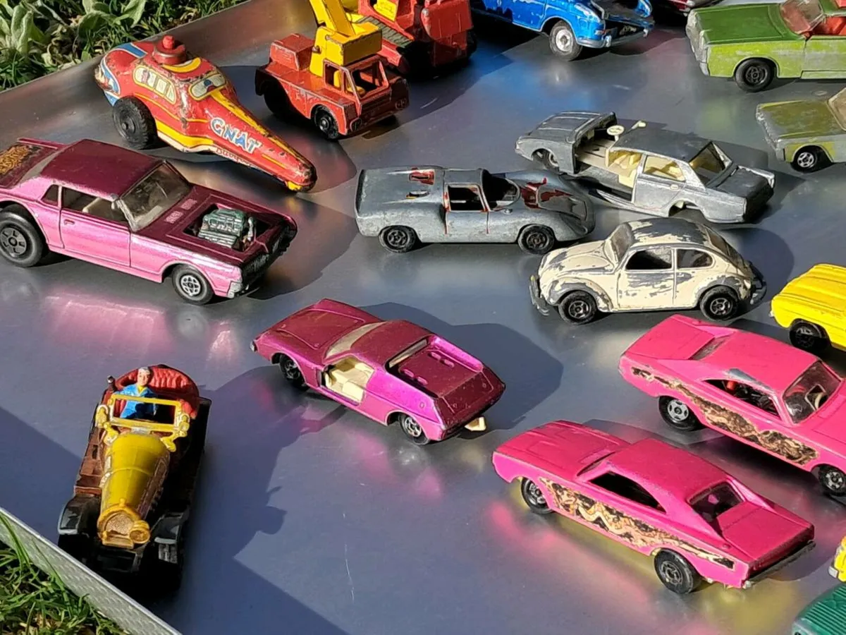 Vintage 1970s Matchbox Lesney England cars, trucks - Image 3