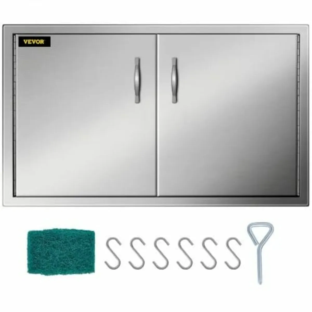 Outdoor Kitchen Doors BBQ Access Door 34.5 x 19 in - Image 1
