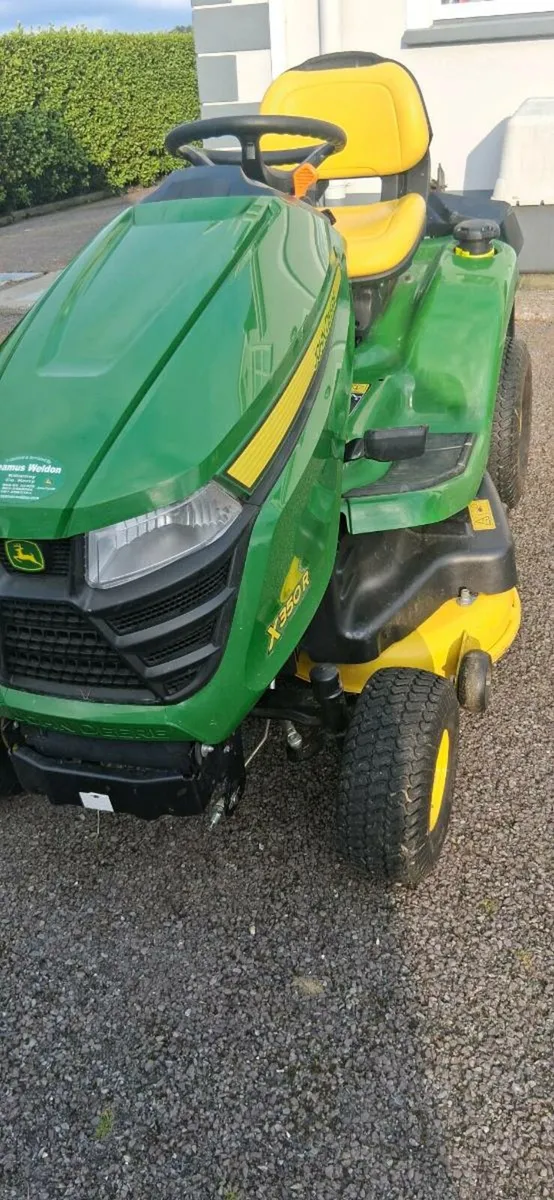 John Deere X350R ride on lawnmower - Image 1