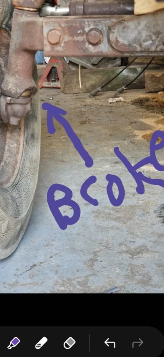 Half shaft 2wd 7740 1996 new holland