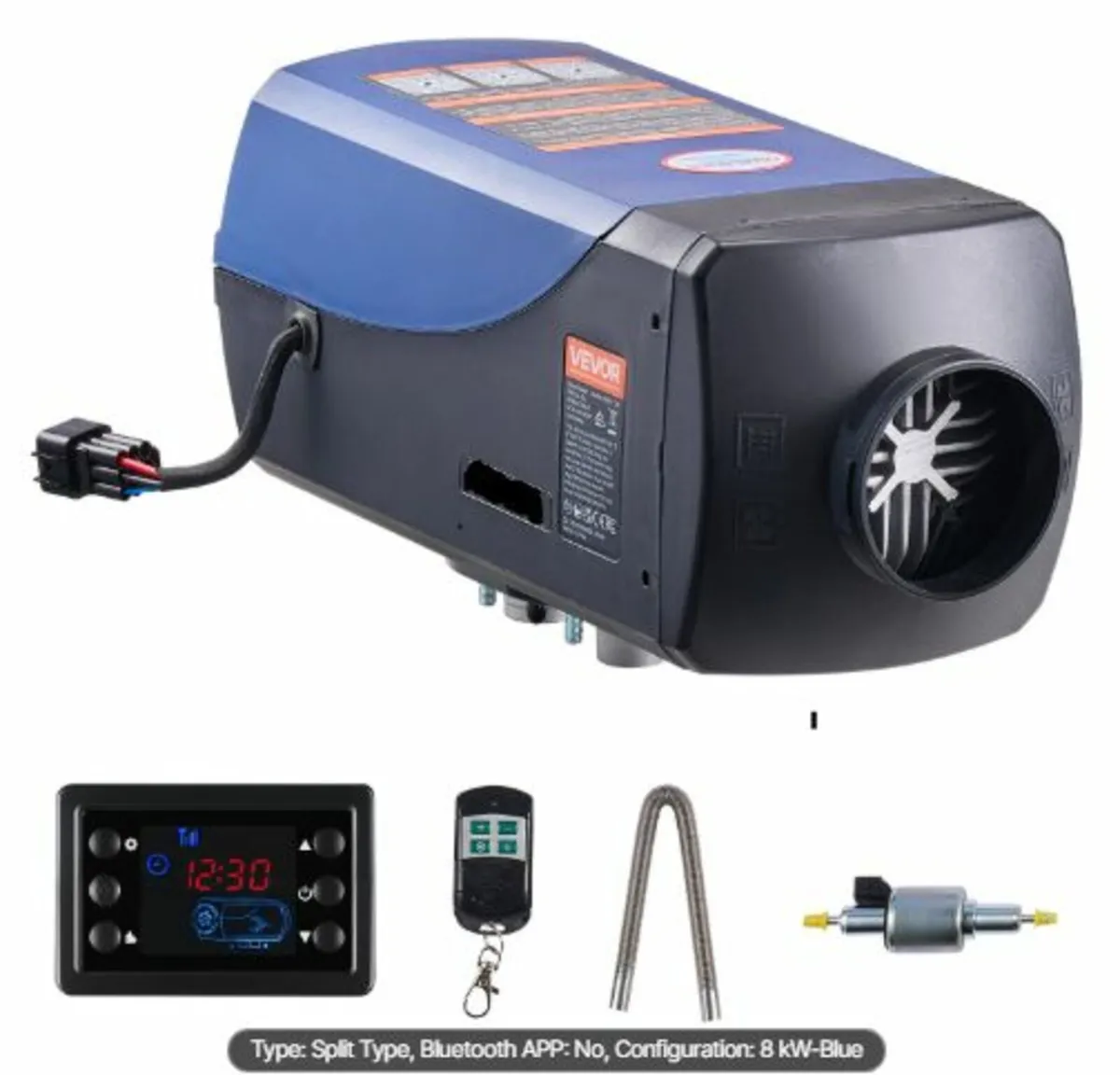Diesel Heater, 8KW,DC 12V/24V, Portable Diesel Air - Image 1