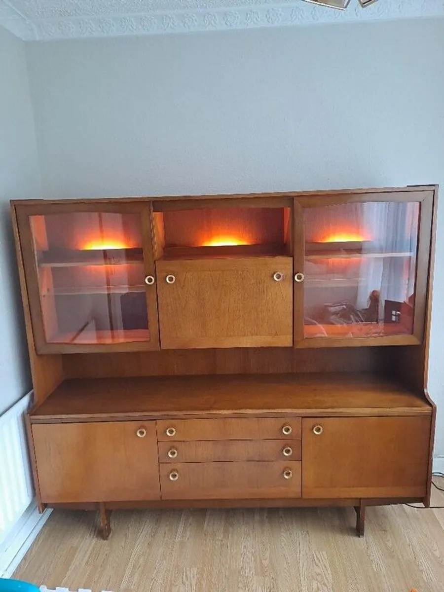 Mid Century Teak Display Cabinet / Sideboard (A. Younger A-Line - Image 2