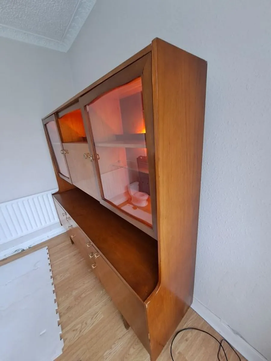 Mid Century Teak Display Cabinet / Sideboard (A. Younger A-Line - Image 3