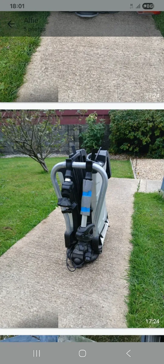 Thule tow hitch bike carrier - Image 4