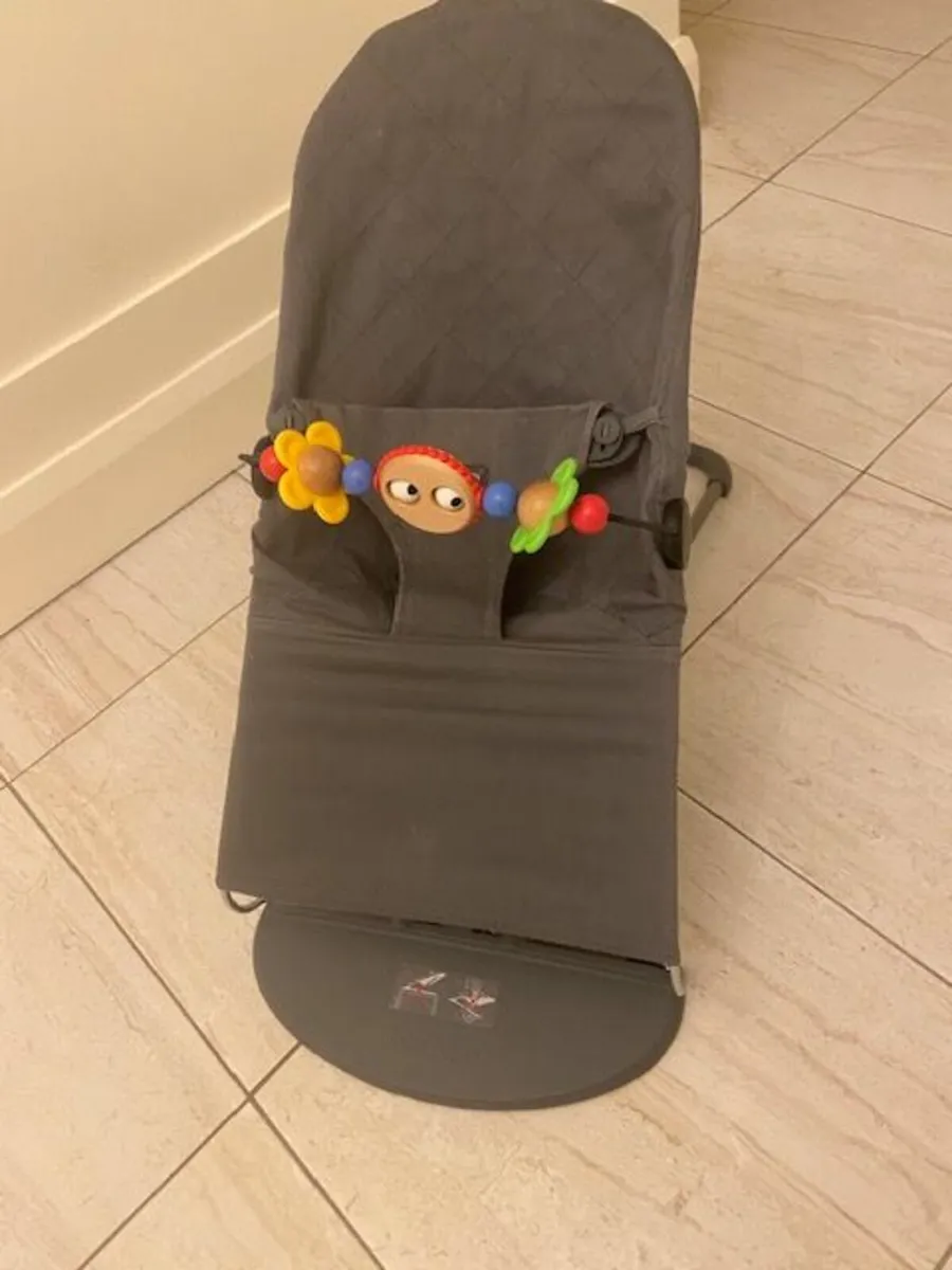 Baby Bjorn bouncer and googly eye toybar - Image 1