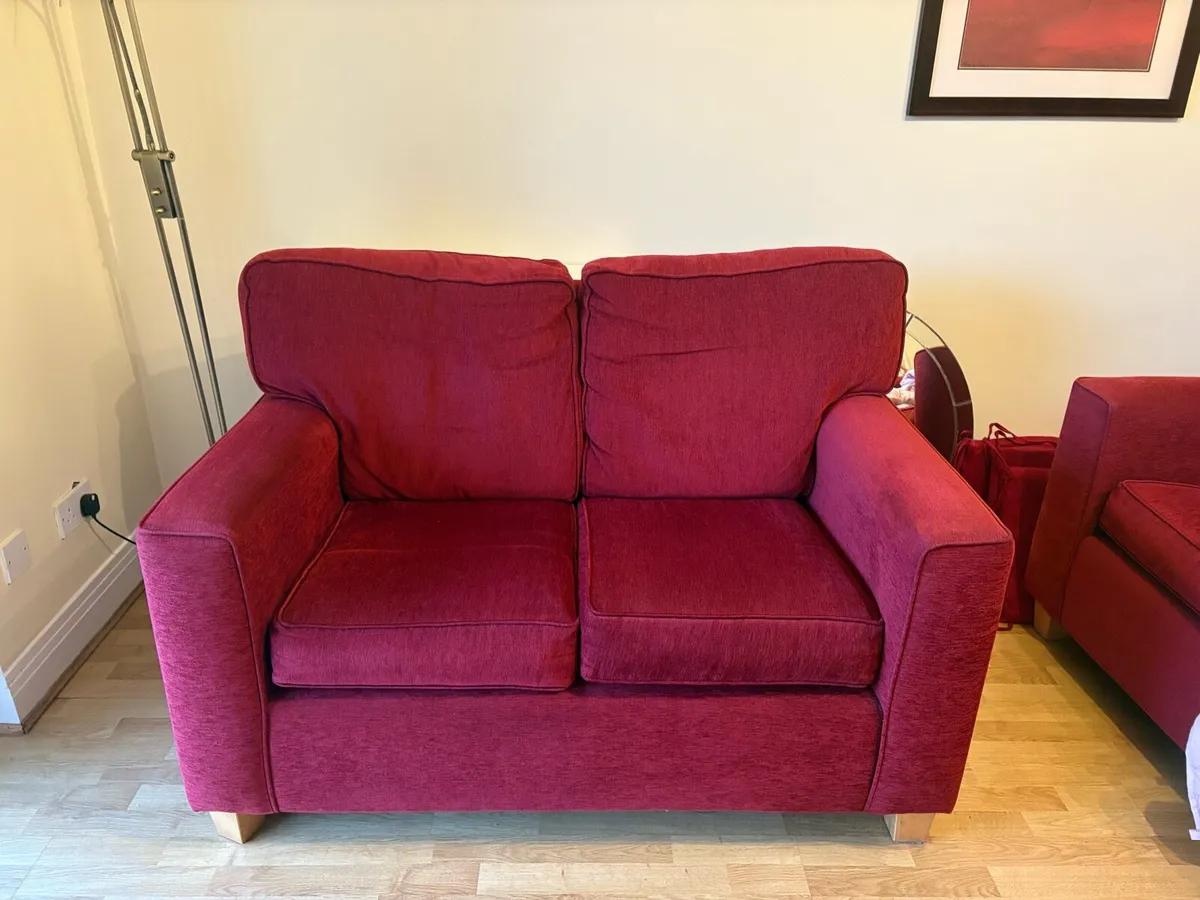 Red Sofas - Image 1