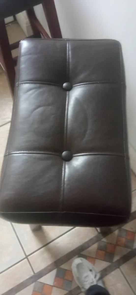 Pair of Contemporary Bar Stools, Backless - Image 2