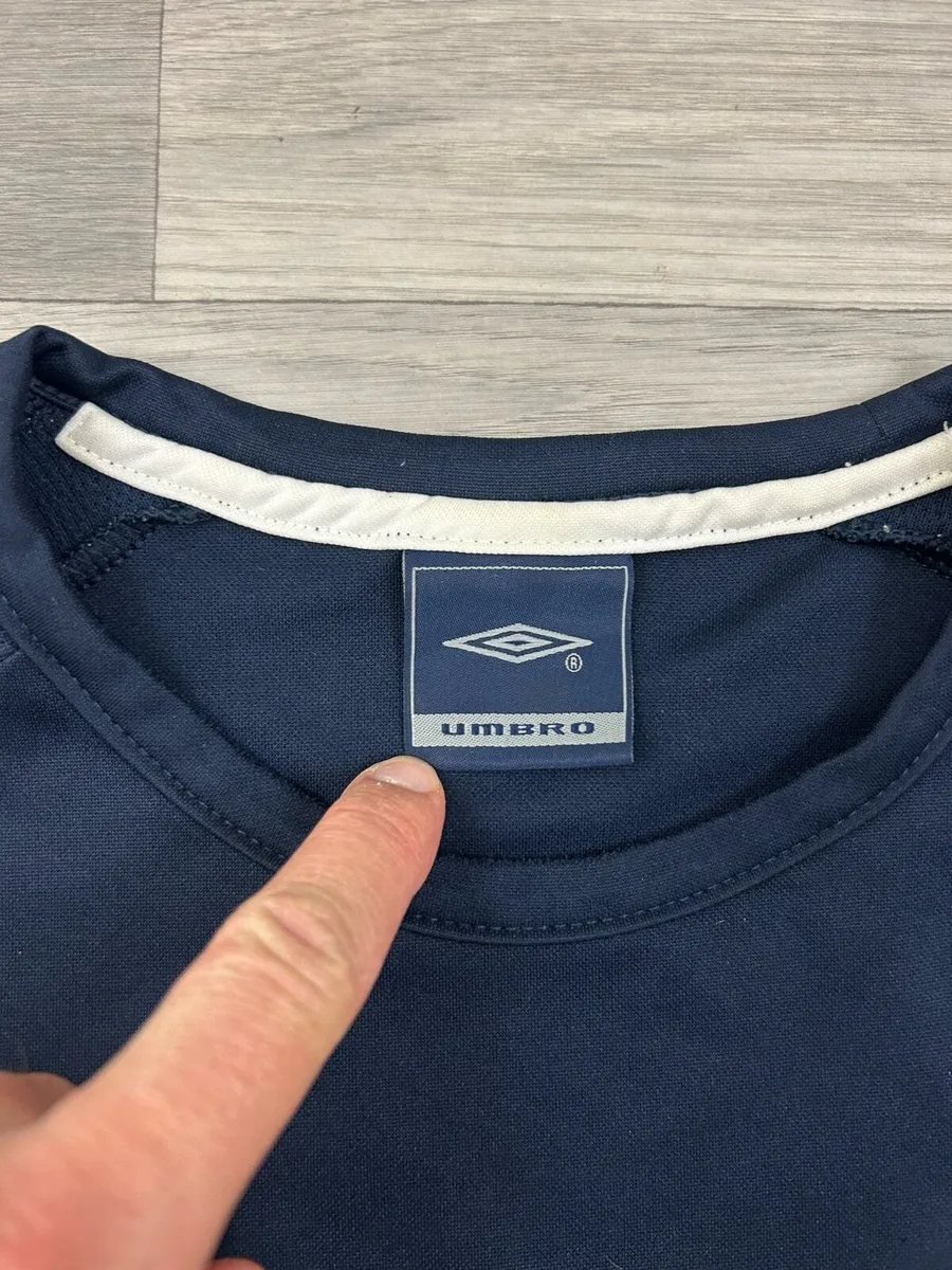 Vintage 00s Umbro Ireland Training Jersey Shirt L - Image 4