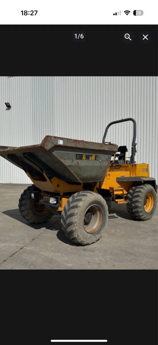 Wanted 9ton or 10 ton swivel dumper - Image 1