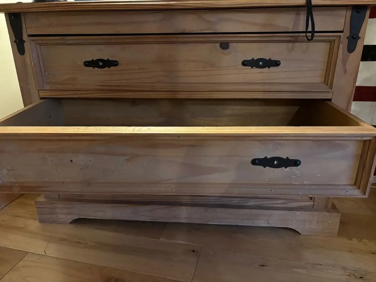 Solid Wood Mexican Pine Chest - Image 2
