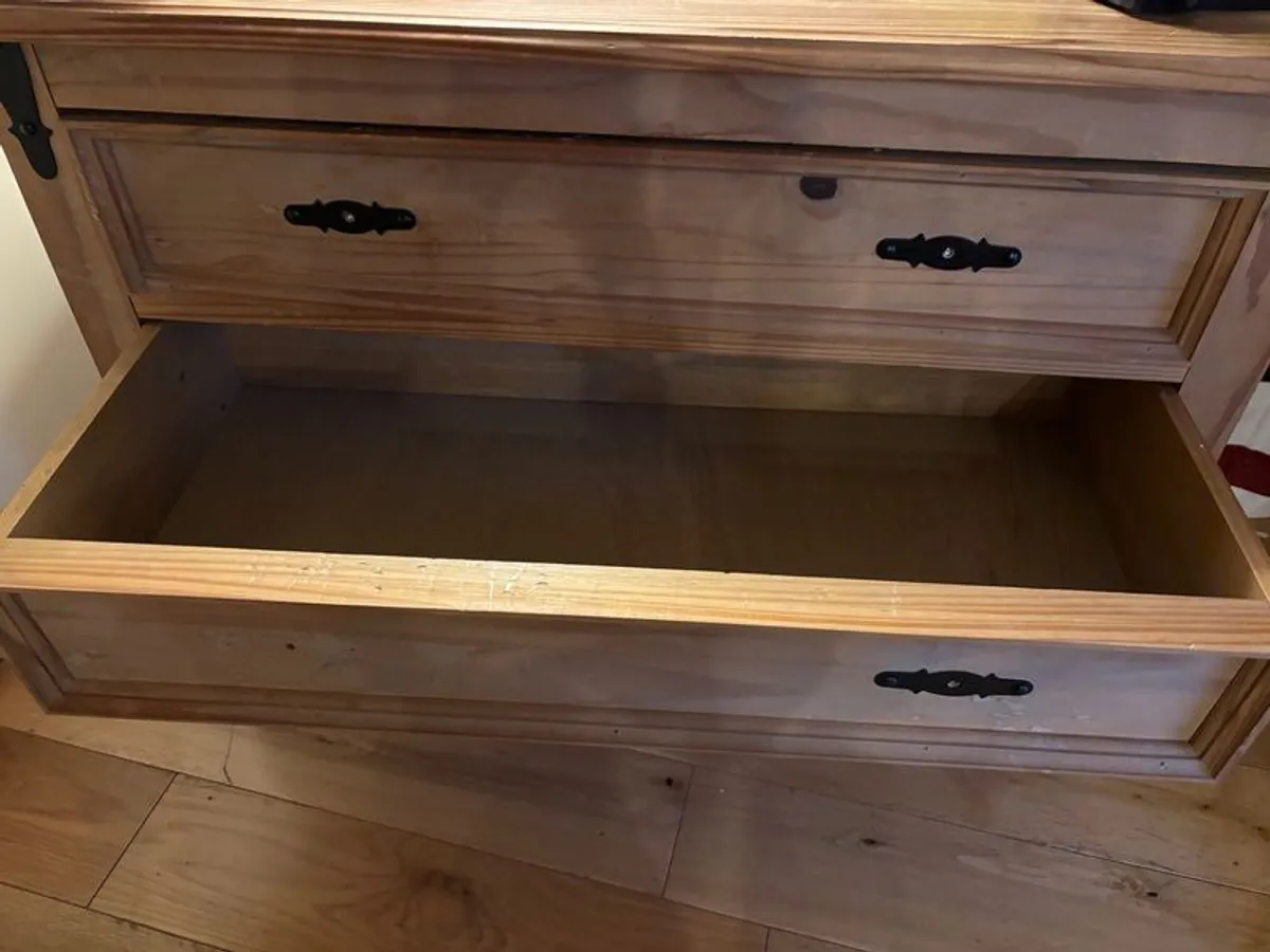 Solid Wood Mexican Pine Chest - Image 3