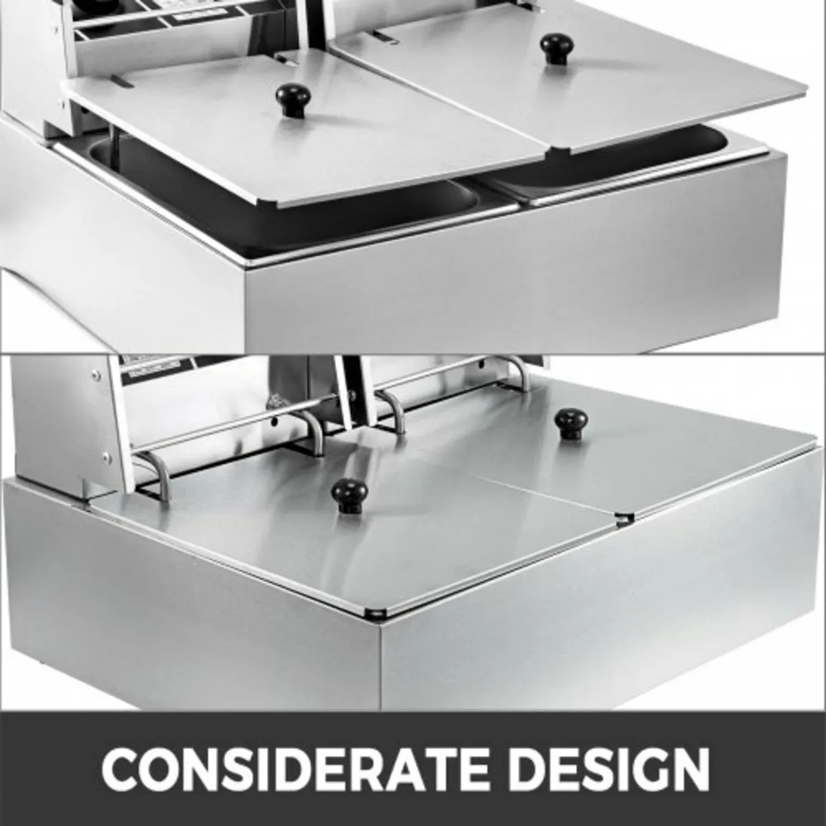 Commercial Deep Fryer 12L Electric Fryer 5000W Twi - Image 4