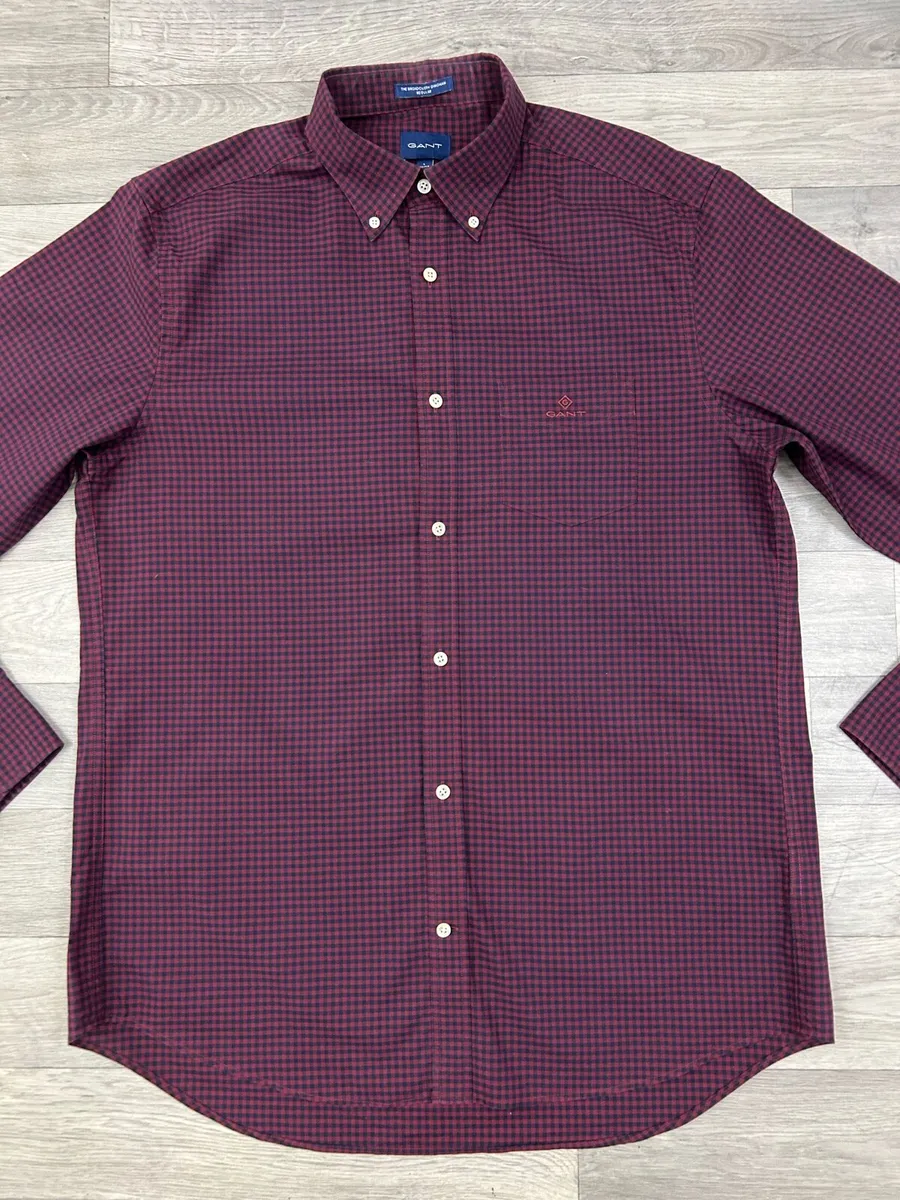 Gant Button Down Check Shirt Mens Large - Image 2