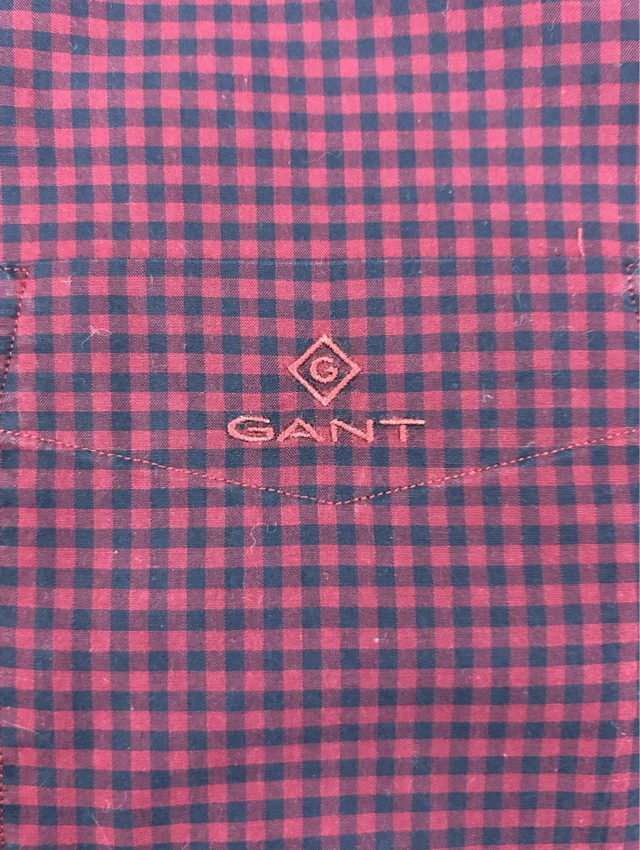 Gant Button Down Check Shirt Mens Large - Image 3