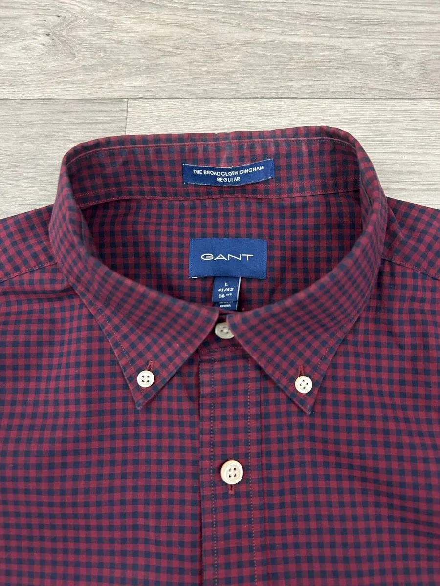 Gant Button Down Check Shirt Mens Large - Image 4