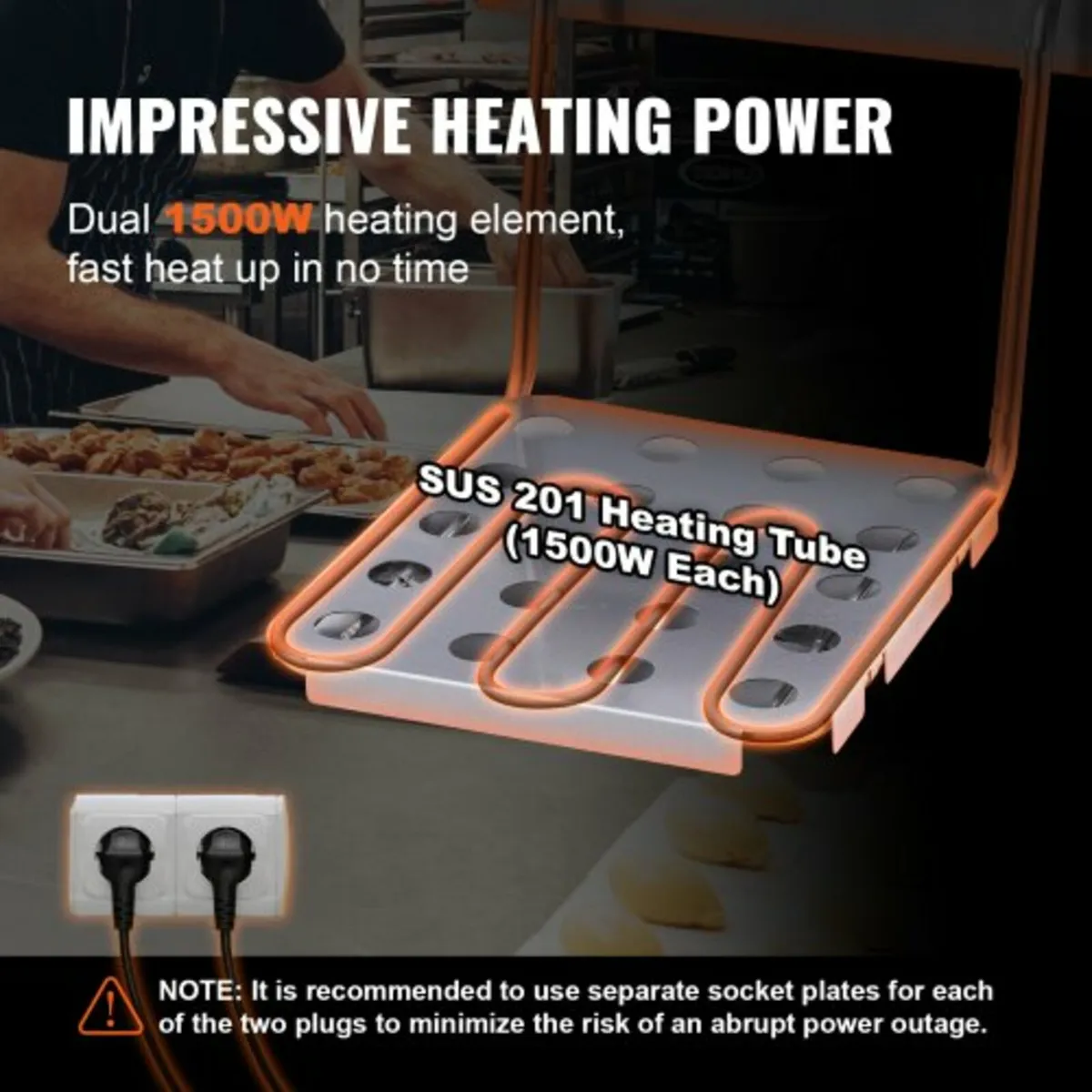 Electric Deep Fryer Countertop Deep Fryer Dual Det - Image 3