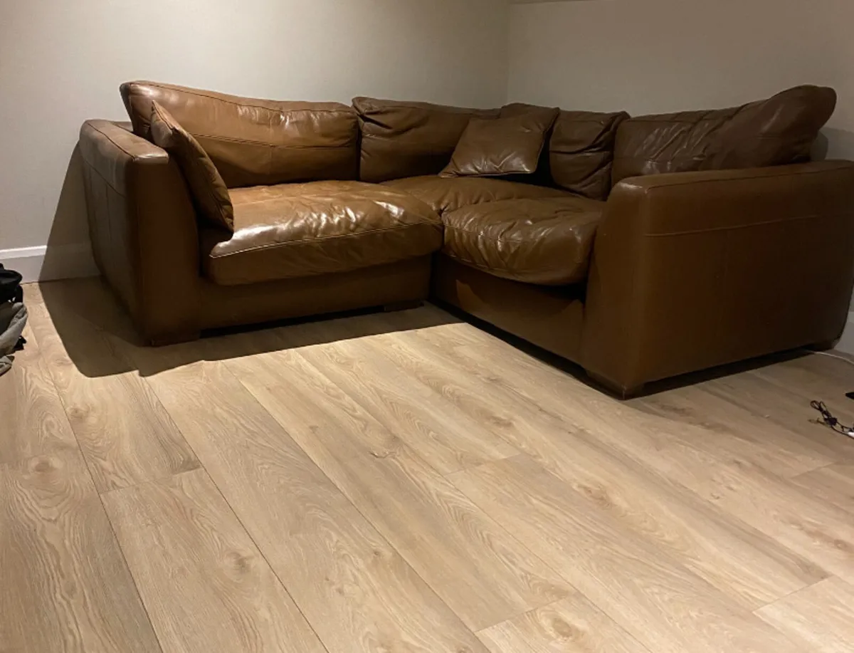 Leather sofa
