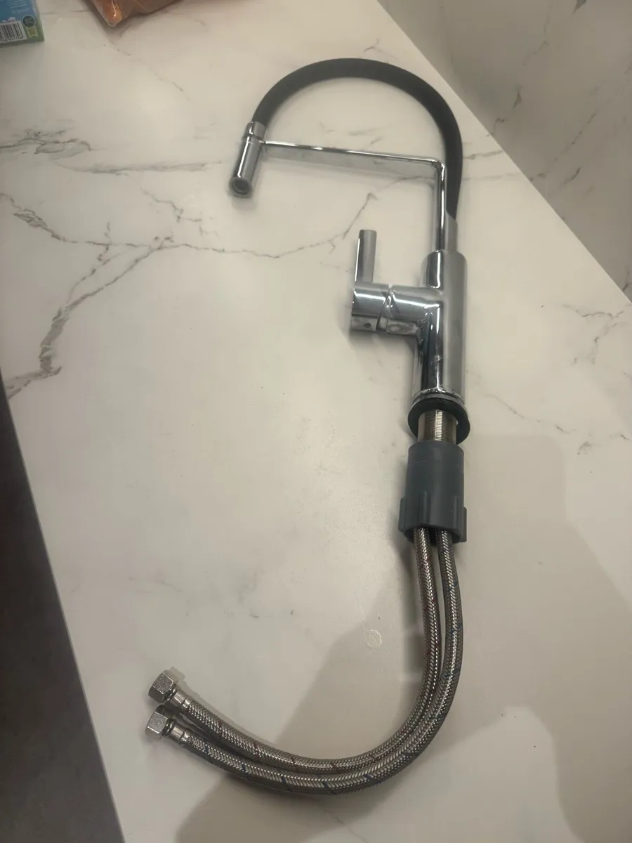 Kitchen Tap - JERONI CHEF 922138 CH BK PO - Image 2