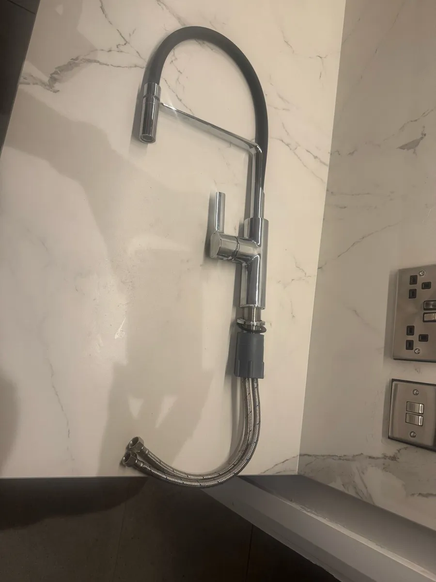 Kitchen Tap - JERONI CHEF 922138 CH BK PO - Image 3