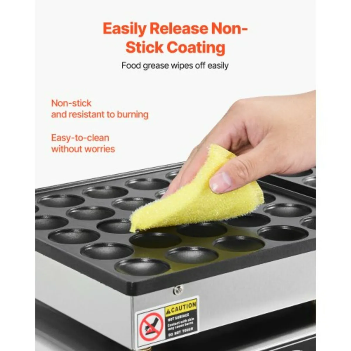 50PCS Mini Dutch Pancake Maker, Non-stick Stainles - Image 4