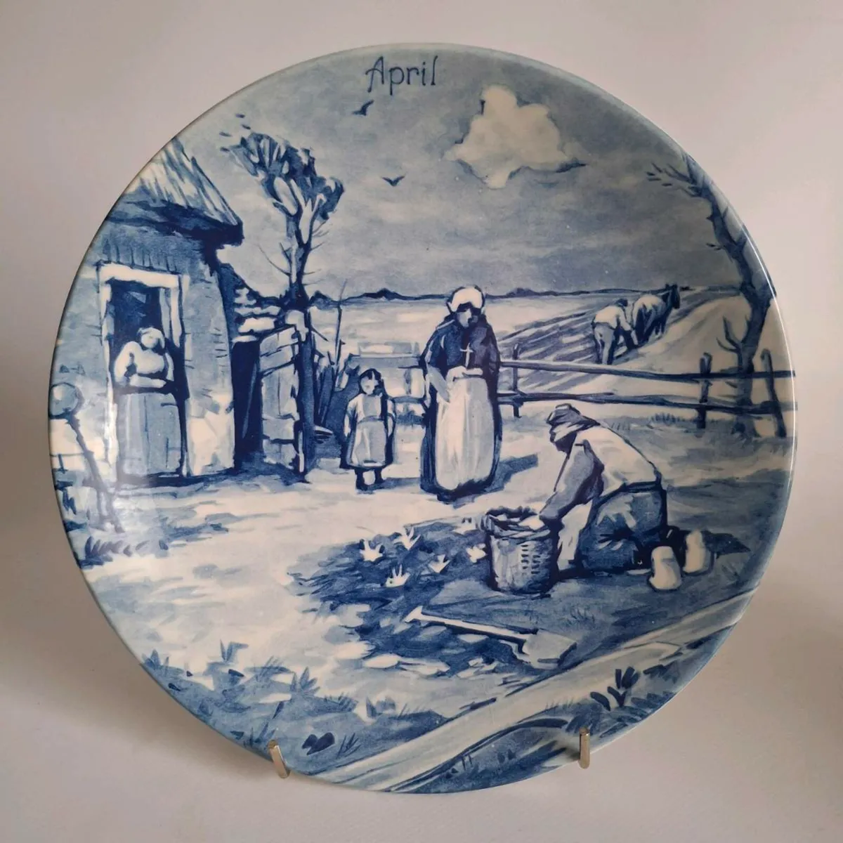 1970's Hamilton Collection Delftware Plates - Image 2