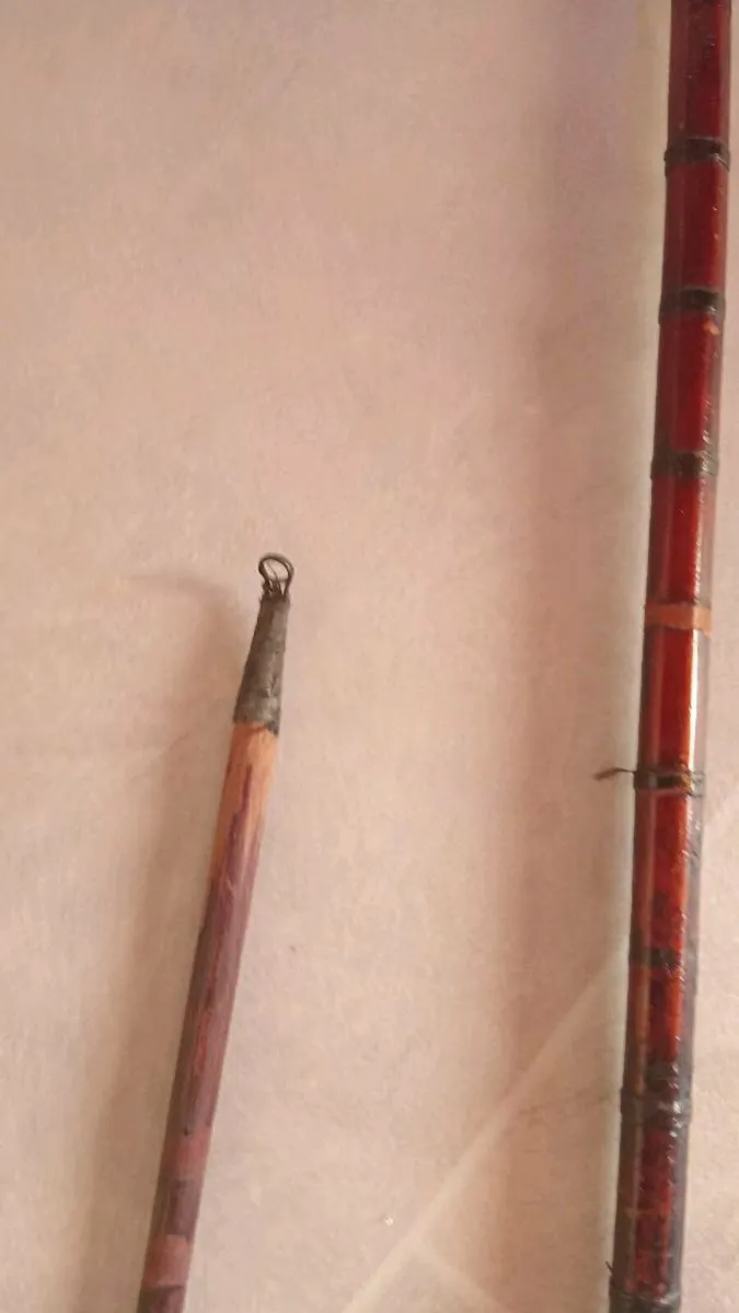 Vintage cane fishing rod - Image 3