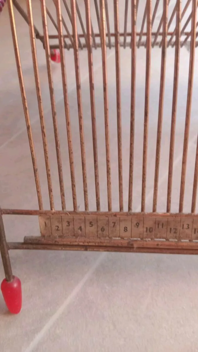 Vintage record single rack - Image 3