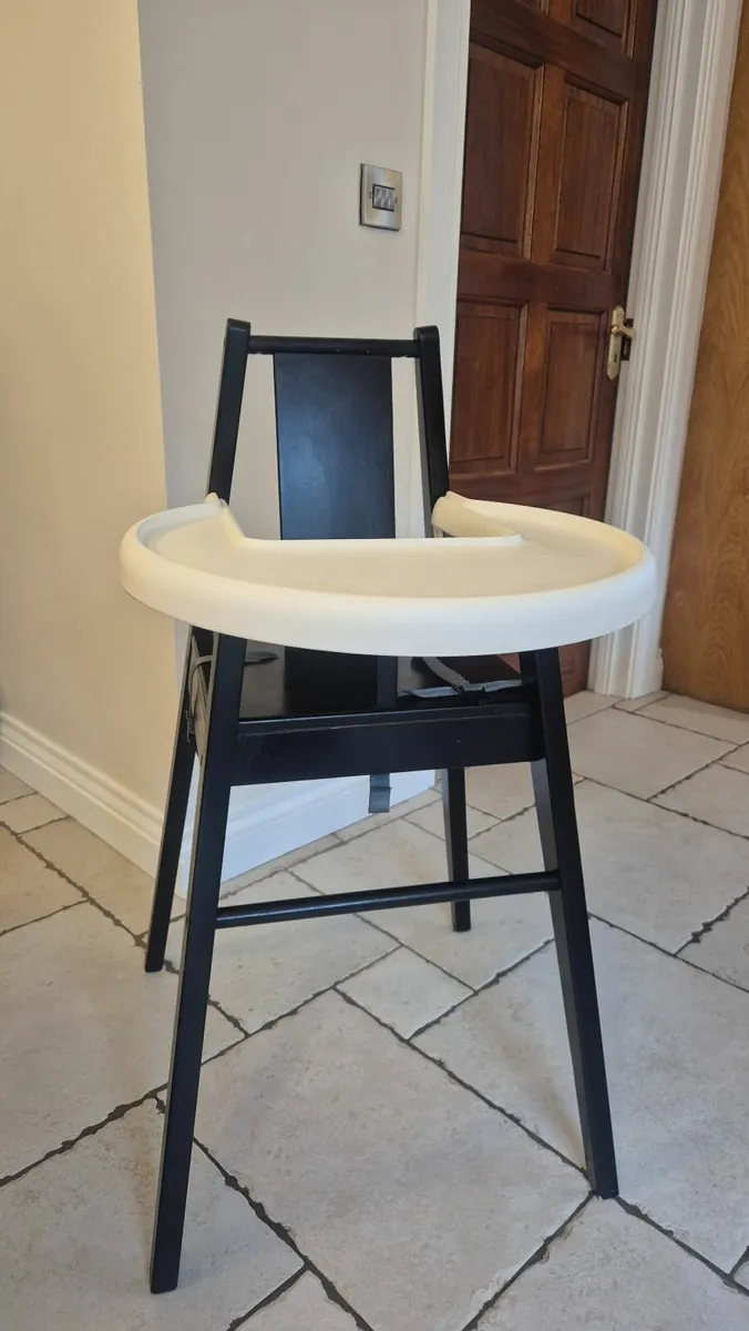 Travel Cot - High Feeding Chair - Office Chair - Image 1