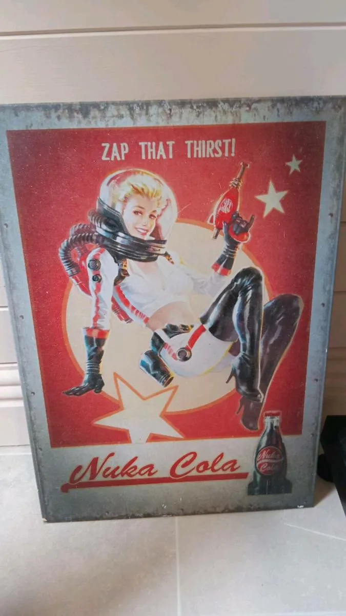 Tin sign - Image 1