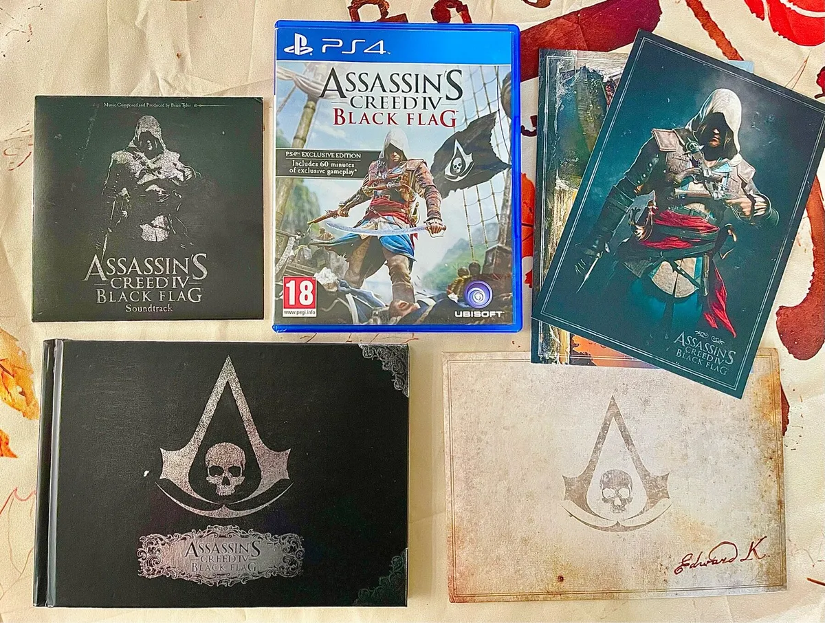 Assassins Creed IV Figure & PS4 game (NEW & UNUSED - Image 2