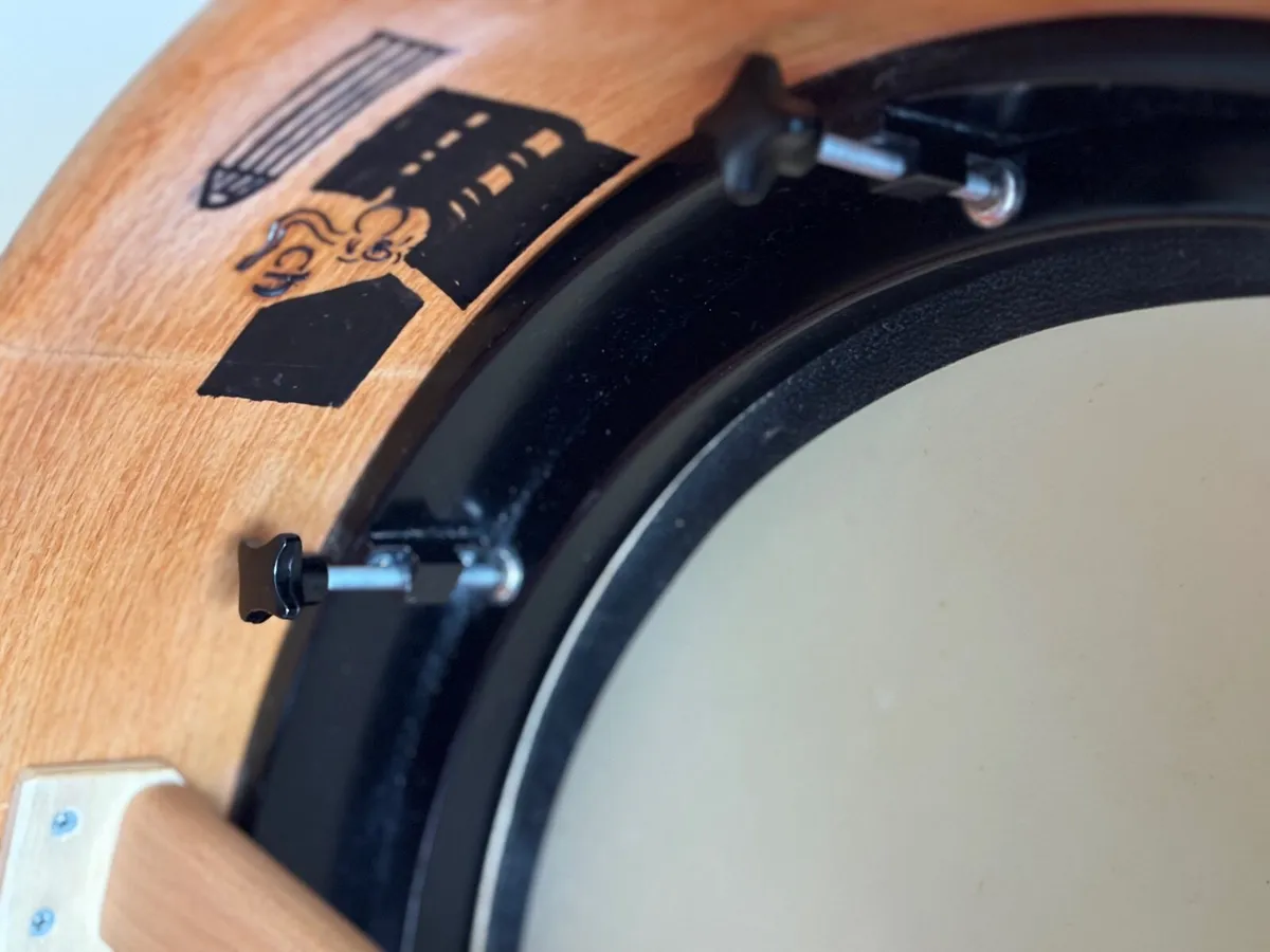 Christian Hedwitschak Bodhran with lambeg skin - Image 4
