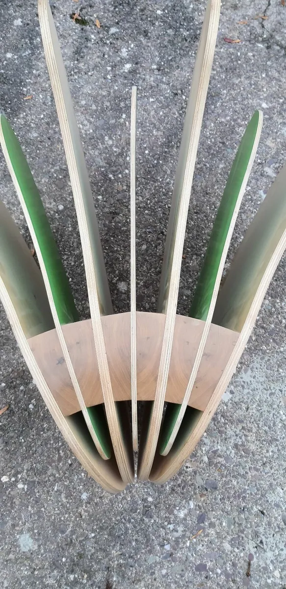 Birch plywood rocking stool - Image 3