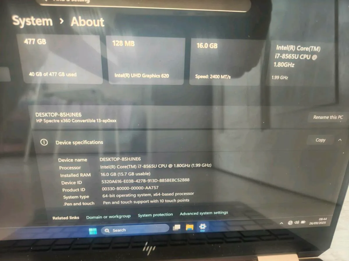 Hp Laptop Spectre X360 - Image 3