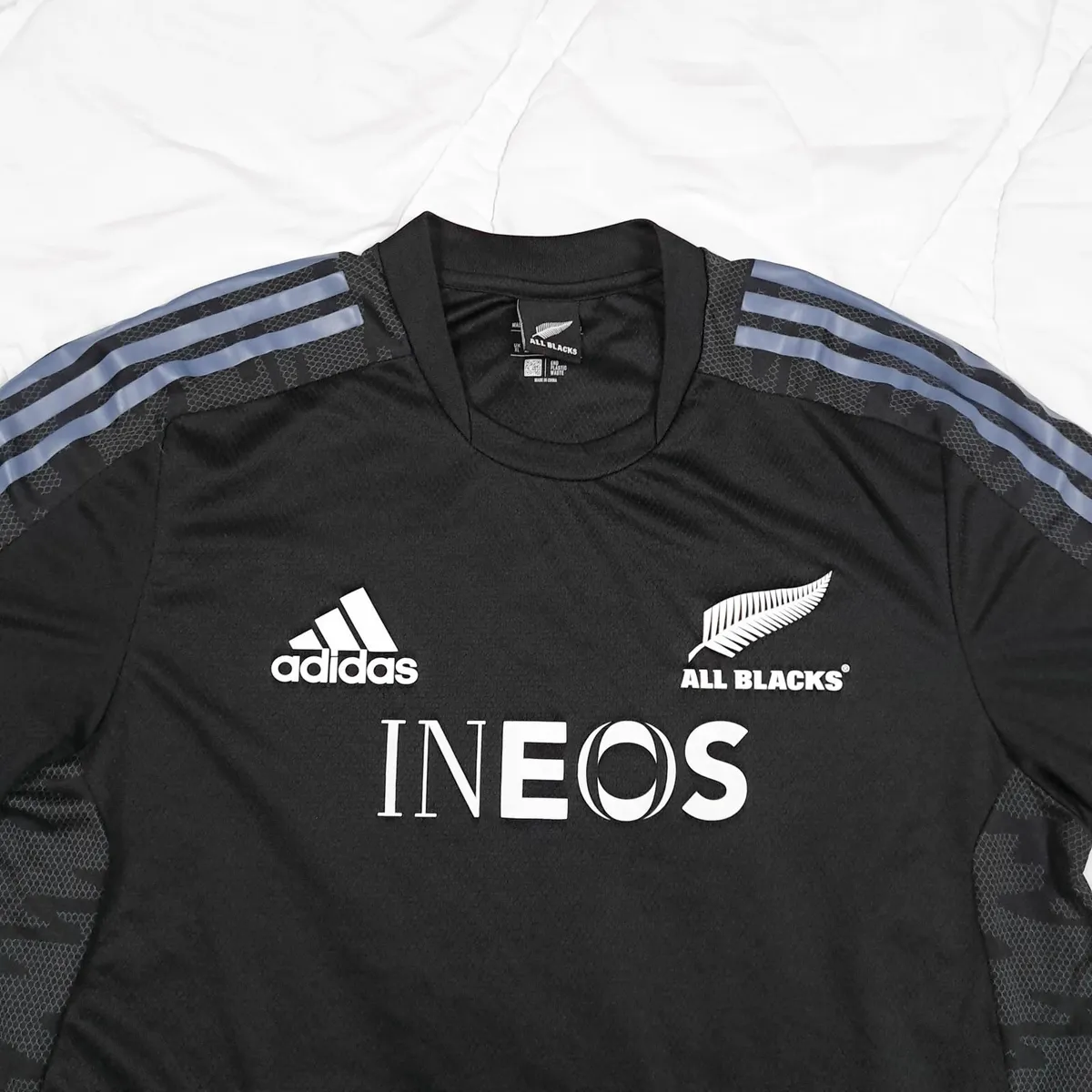Adidas All Blacks 22 23 Mens Rugby Shirt XL - Image 3