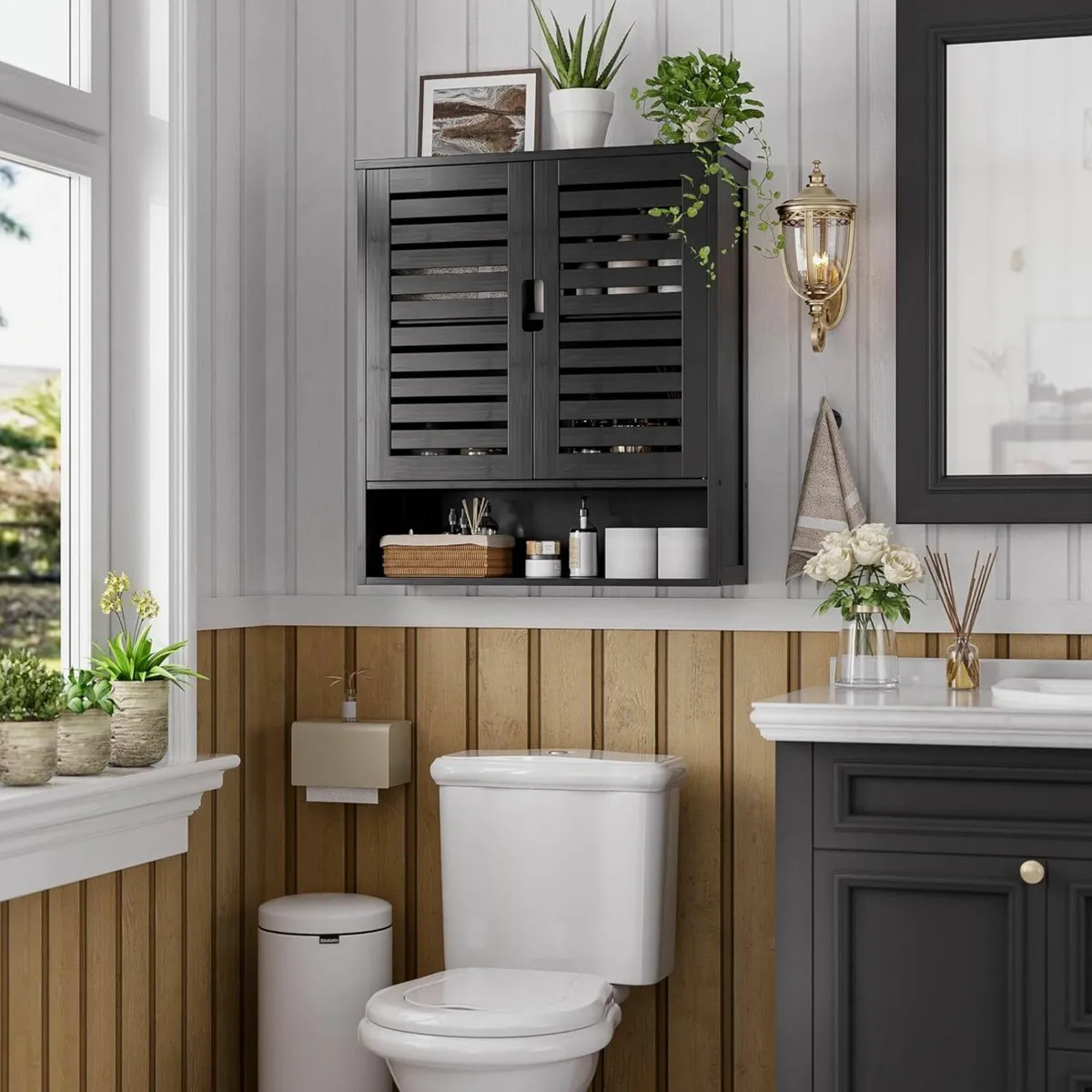 Bathroom Cabinet Wall Over-The-Toilet Storage - Image 4