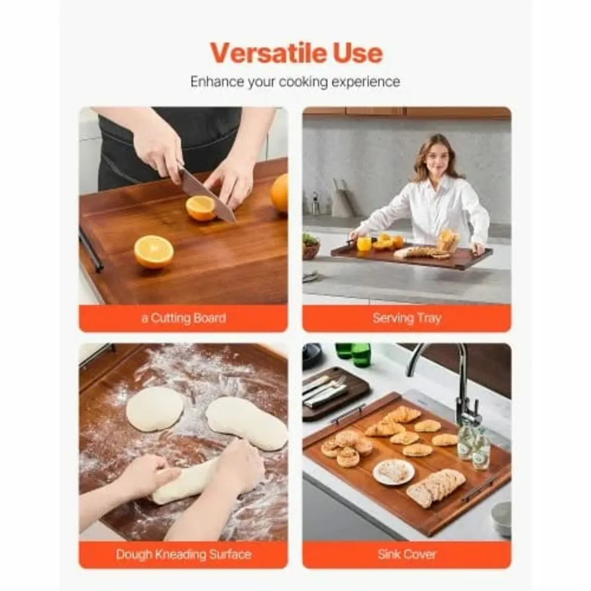 Noodle Board Stove Cover, Stove Top Cover Board fo - Image 2