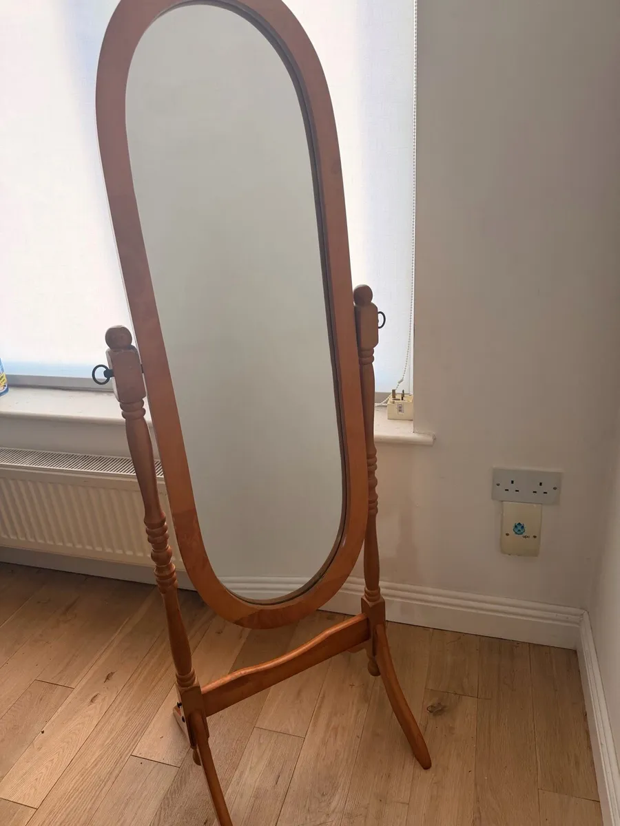 Wooden Mirror - Image 1