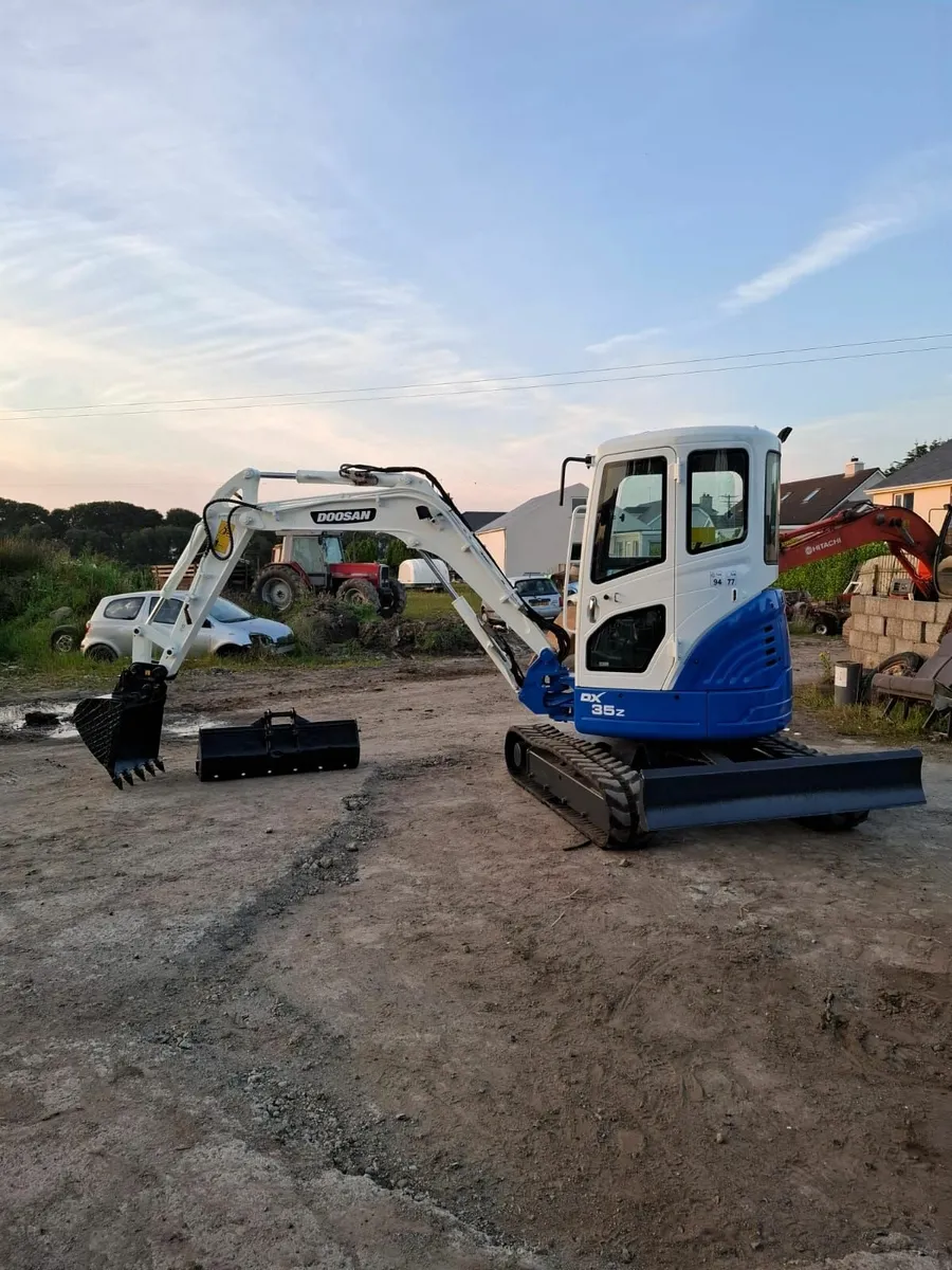 Doosan dx35z.   No vat - Image 2