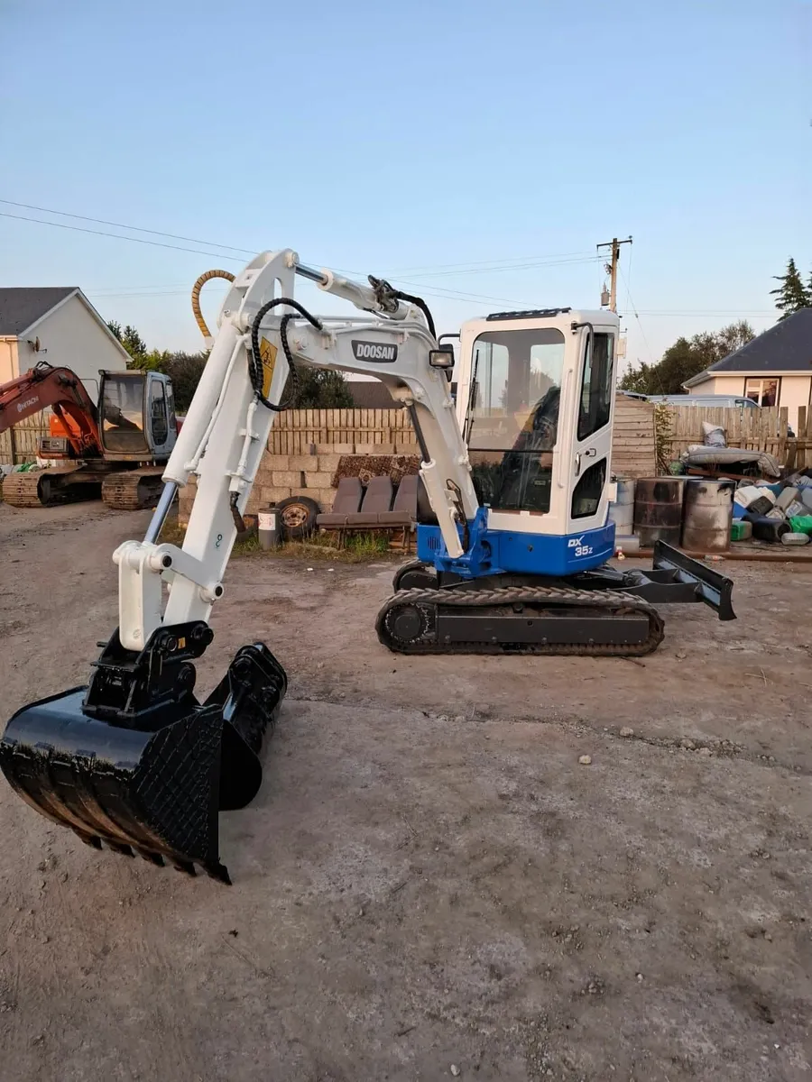 Doosan dx35z.   No vat - Image 3