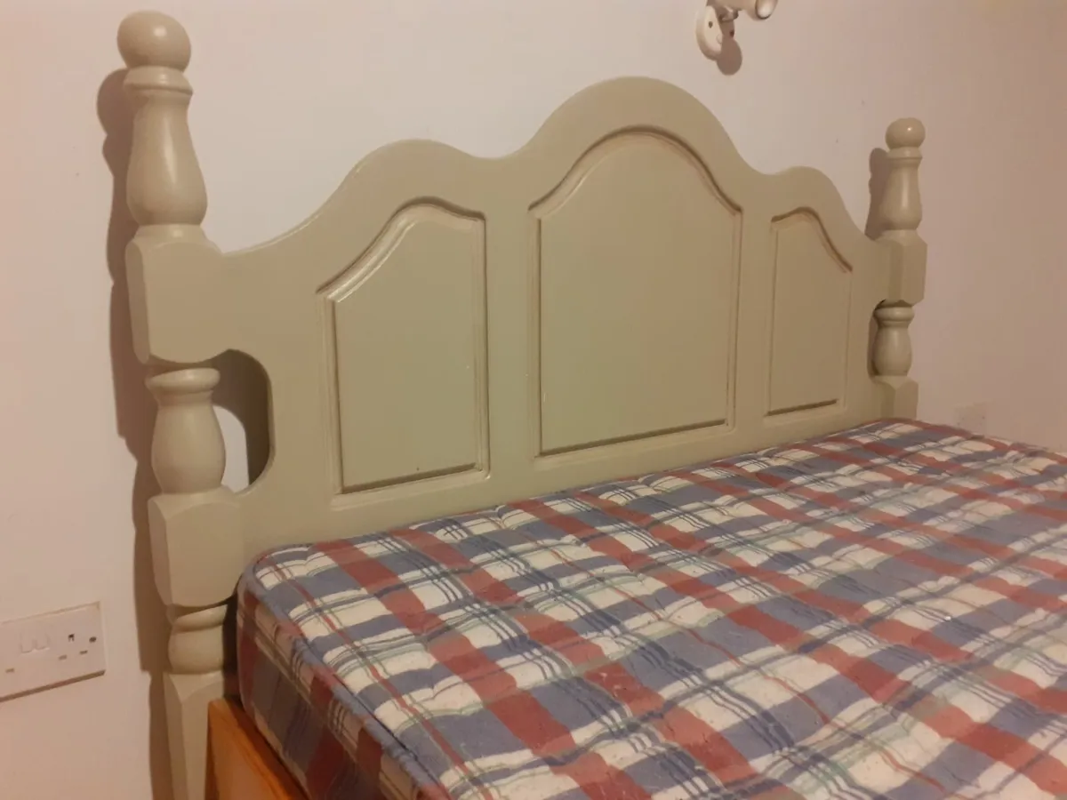 Double Bed and Mattress - Image 2