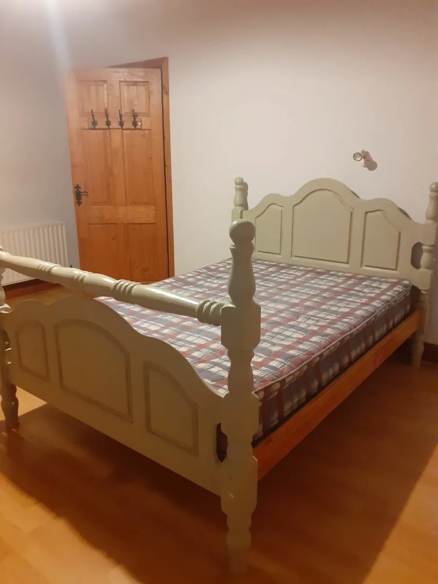 Double Bed and Mattress - Image 3