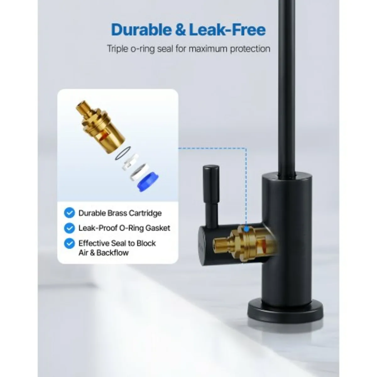 Stainless Steel Faucet, Lead-Free Water Purifier F - Image 3
