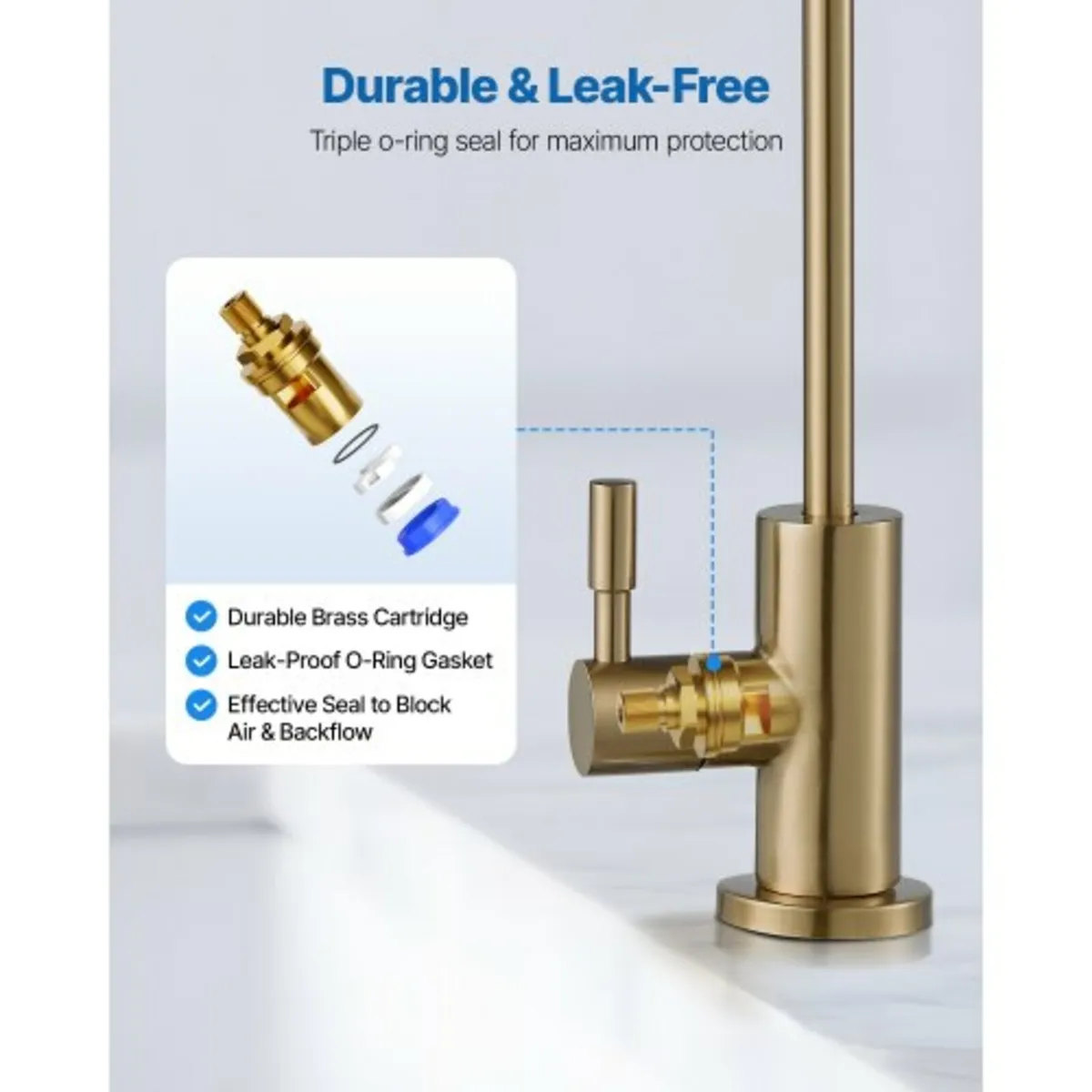 Stainless Steel Faucet, Lead-Free Water Purifier F - Image 4