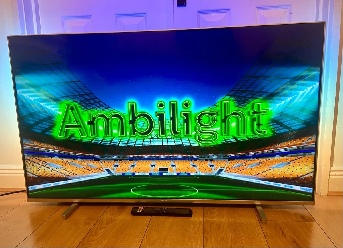 Philips 50” 4K Smart Android Ambilight TV - Image 1