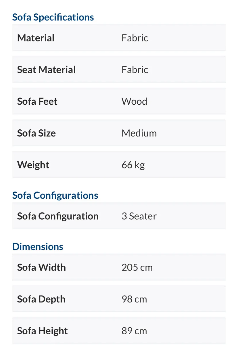 Pristine 2 and 3 seater Sofa - Must Collect - Image 4