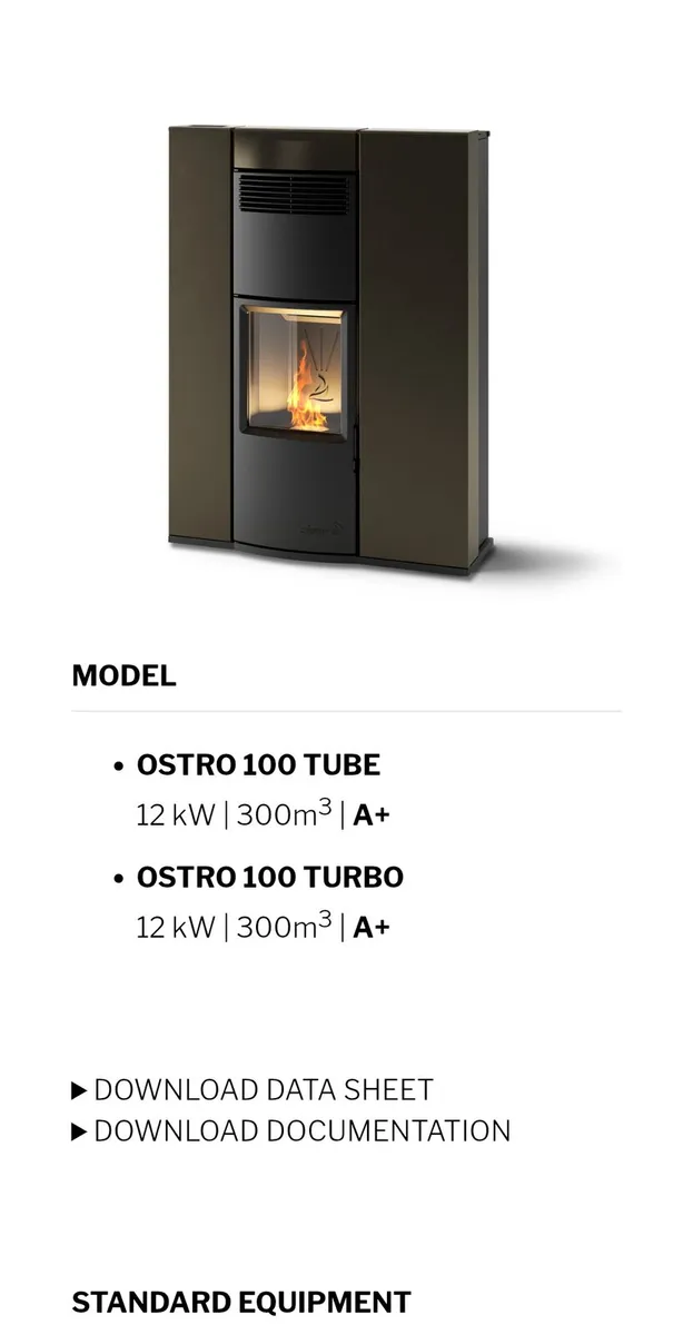 Stove - wood pellet stove - Image 1
