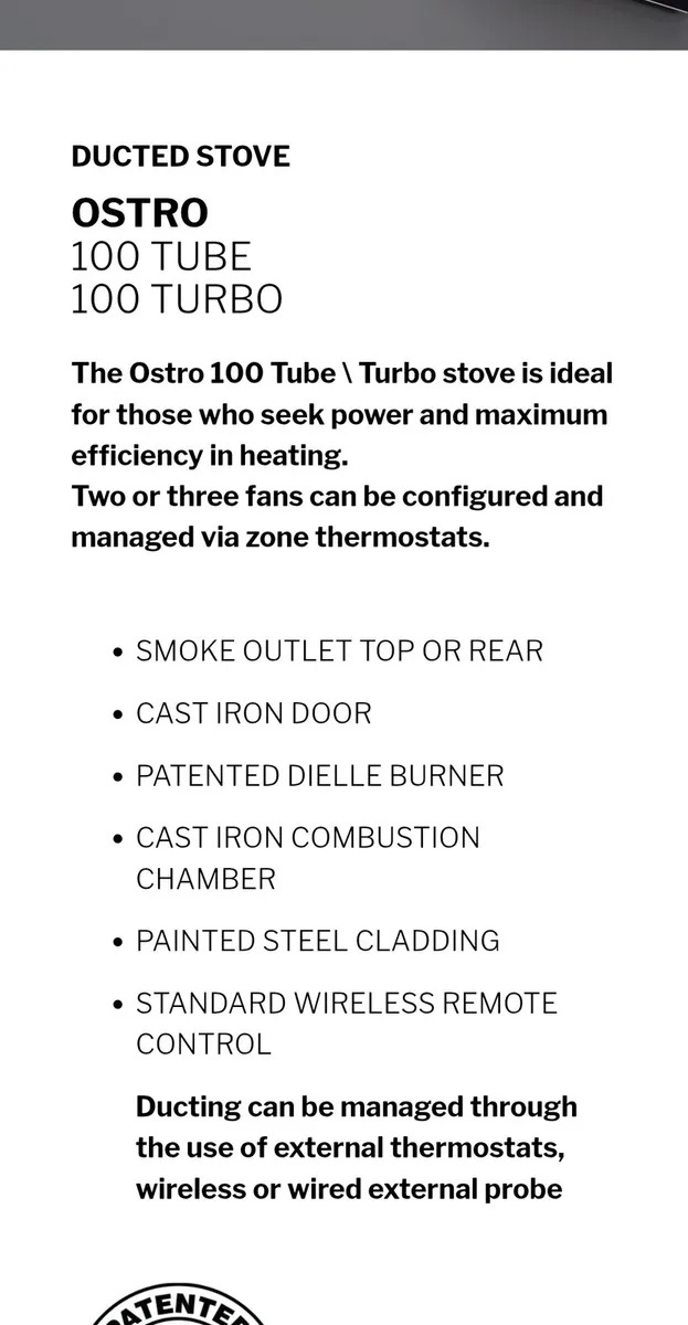 Stove - wood pellet stove - Image 2