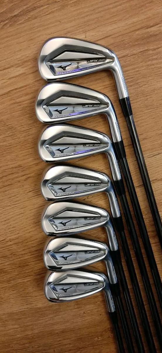 Mizuno JPX 921 Forged (As New) Black $Taper Shafts - Image 1