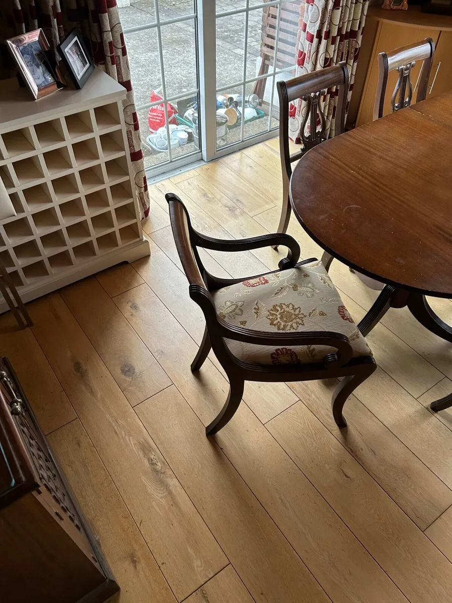 Table and chairs and side cabinets - Image 4